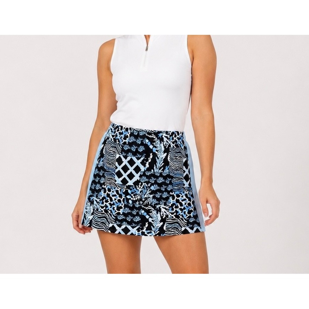J.McLaughlin‎ Skort Nautical Athletic Blue Black Medium